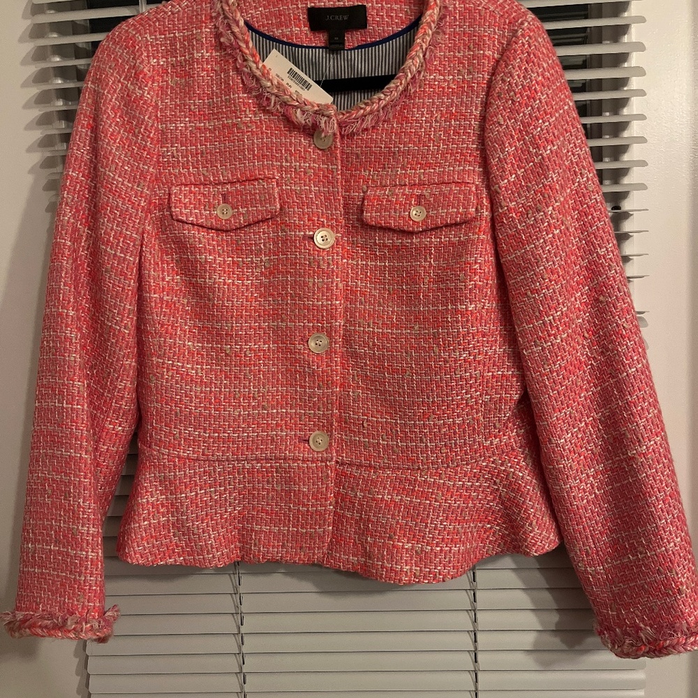 New with tags Tweed Peplum blazer